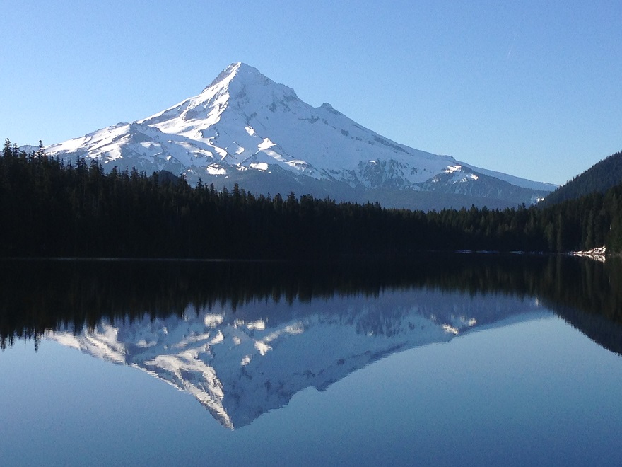 Mt Hood from Trillium Lake